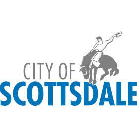 City of Scottsdale logo featuring a figure on a horse with a lasso, with “City of Scottsdale” text below, proudly representing our robust facility services.
